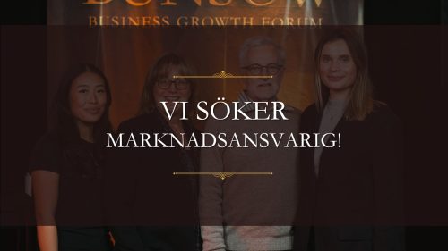 Vi söker marknadsansvarig!