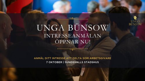 Intresseanmälan till Unga Bünsow 2025 har nu öppnat!