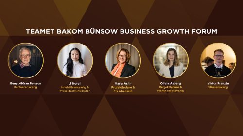 Möt teamet bakom Bünsow Business Growth Forum! ✨