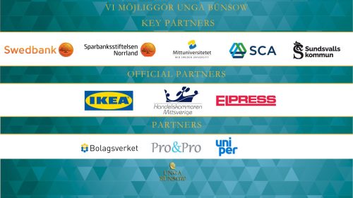 Ett stort tack till alla våra partners som möjliggjorde årets Unga Bünsow!