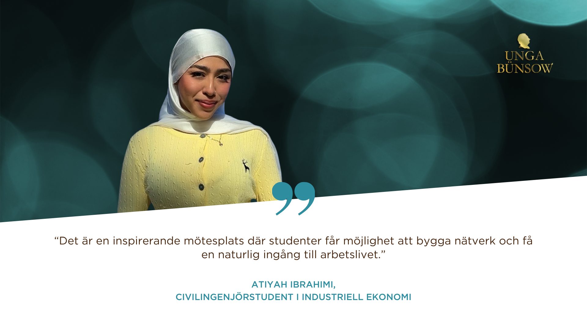 Atiyah Core Atiyah’s journey towards working life – through Unga Bünsow | Bünsow ...
